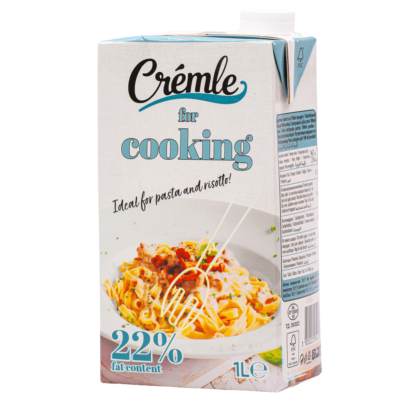 Cremle Smantana pentru Gatit 22% 1L